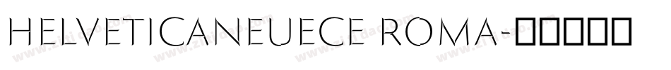 HelveticaNeueCE Roma字体转换